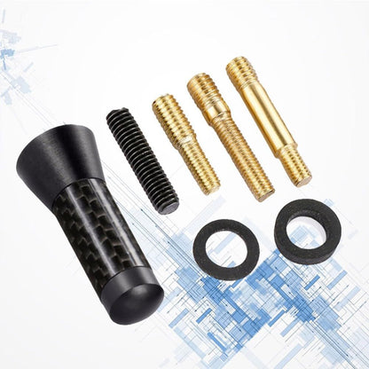 ya 6 8.14 3.5cm Carbon Fiber Car Roof Antenna Short Antenna Refit Auto Accessories