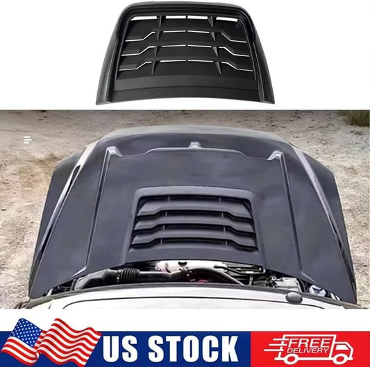 ya 4 8.14 for for Nissan Frontier Matte Black Air Flow Intake Hood Scoop Vent Bonnet Cover