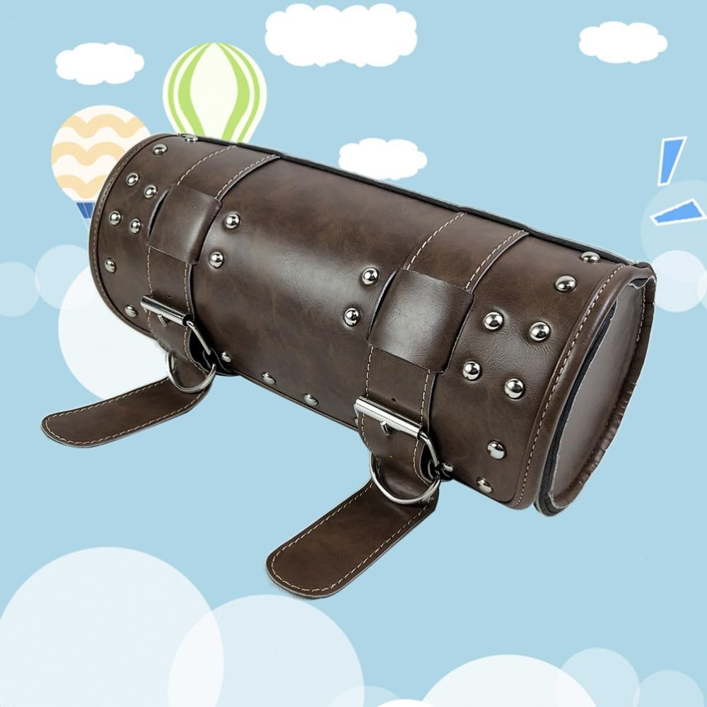 ya 11 9.14 baidiRetro Knight Bag Tool Package Holder Motorcycle Handlebar Waterproof