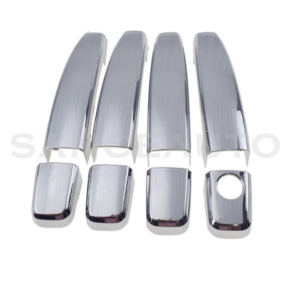 ya 6 8.24 baidi 4-Piece Door Handle Cover Suitable for Chevrolet Malibu for Cruze Camaro 2010-2014 Chrome Decoration Product