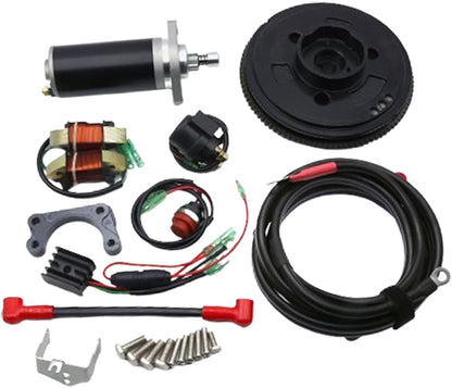 ya 2 8.15 1set Electrical start conversion For Mercory 4 Stroke 9.9HP Outboard Motor
