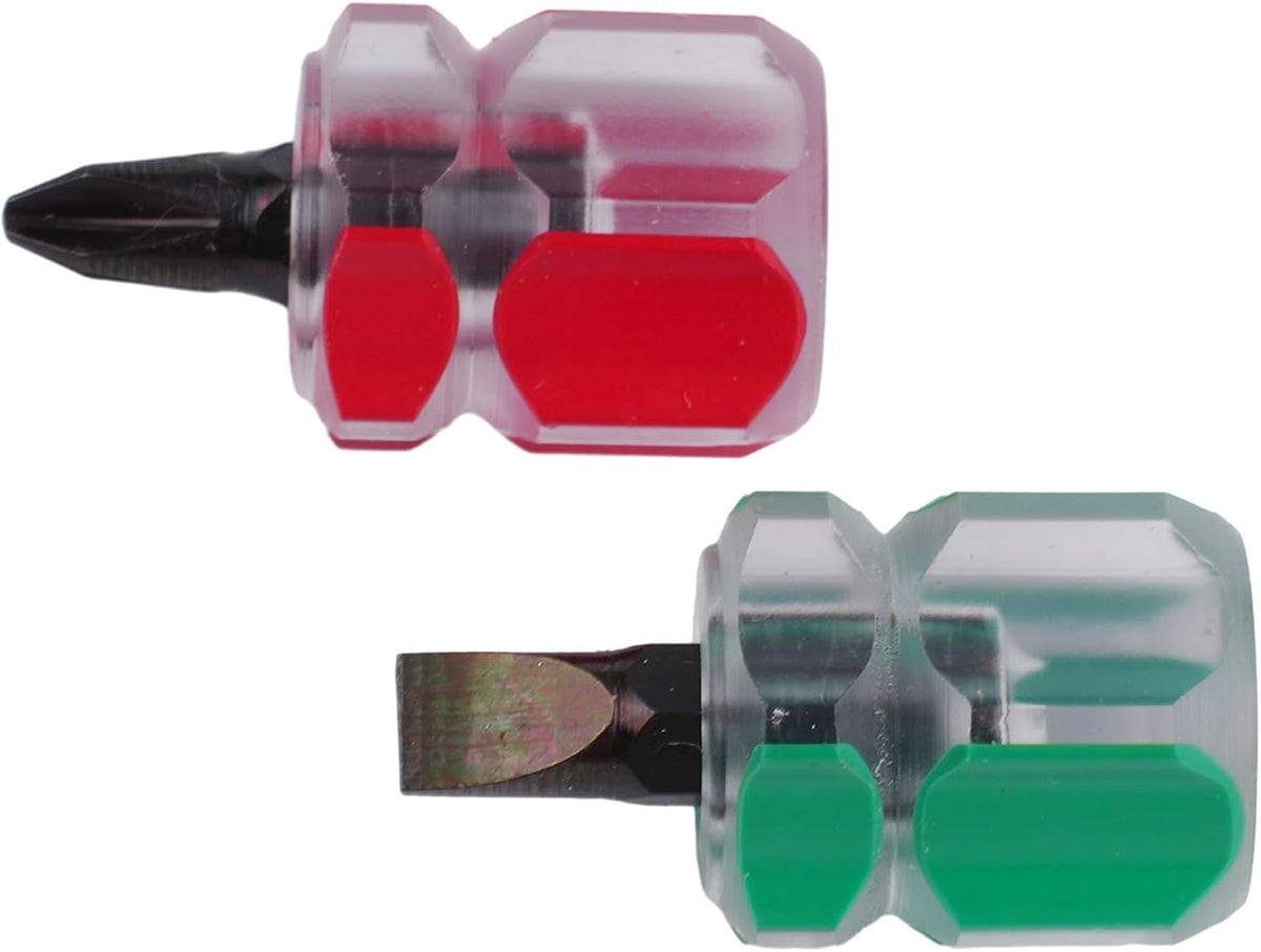 ya 26 10.21 baidi 2pcs Small Flat Head/Cross-Head Screw Driver Screwdriver Repair Tools