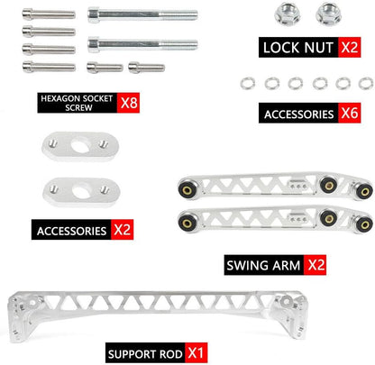ya 13 9.15 baidi Rear Lower Control Arm Front Upper Rear Camber Kit for Honda for Civic 1996-2000 EK