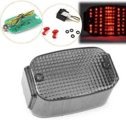 ya 10 9.16 zhengce for Kawasaki Vulcan 800 1500 99-06 Smoke LED Taillights Brake Turn Signals