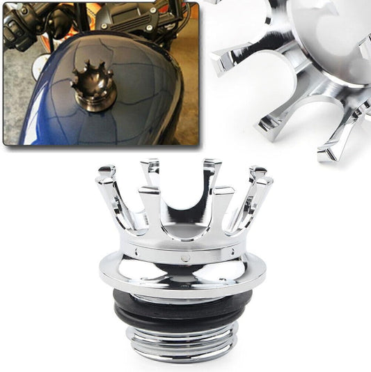 ya 4 8.10 Motorcycle Chrome Gas Tank Oil Cap Right-hand Thread For Harley Sportster