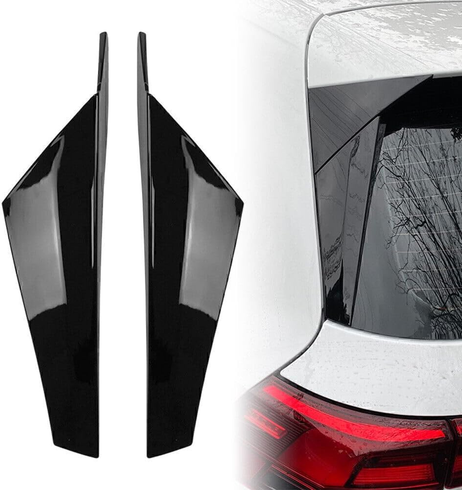 ya 4 8.14 2x for VW for VW for Golf 8 MK8 2020-2021 Rear Window Spoiler Side Wing Trim