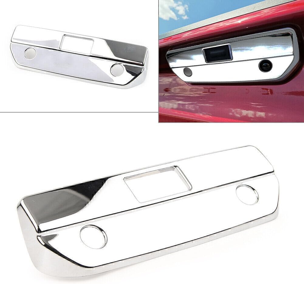 ya 10 9.16 baidi Rear Back Door Handle Cover Trim Fit for Chevrolet for Silverado 1500 2019-2020 Chrome