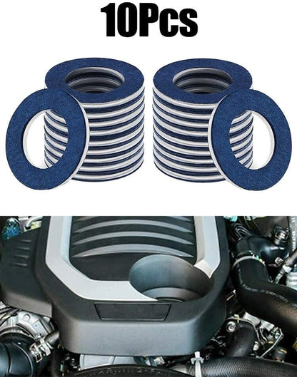 ya 12 10.8 baidi 10x Aluminum Oil Drain Plug Washer Gasket for for Lexus # 90430-12031