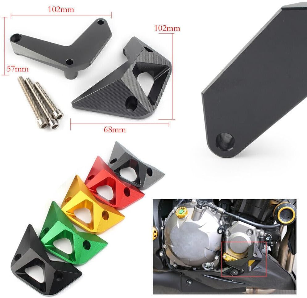 ya 2 8.15 for Kawasaki Z1000 2010-2019/Z900 2017-2019 2x CNC Engine Stator Case Cover