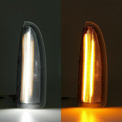 ya 4 8.10 Clear LED Side Mirror Light for 03-07 for Ford F250-F550 Super Duty 00-05 Excursion