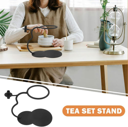 ya 26 10.21 baidi Tea Set Rack Cast Iron Teapot Holder Practical Filter Metal Infuser