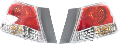 ya 4 8.10 Set of 2 Tail Lights For 2008-2012 for Honda for Accord EX Sedan LH & RH with Bulbs