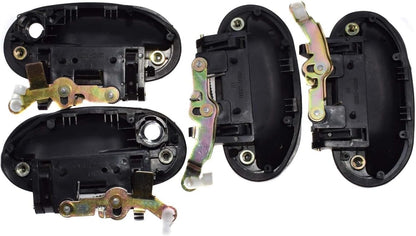ya 2 8.15 4 Piece Set Exterior Door Handle FL FR RL RR for Hyundai Accent 1995-1999 