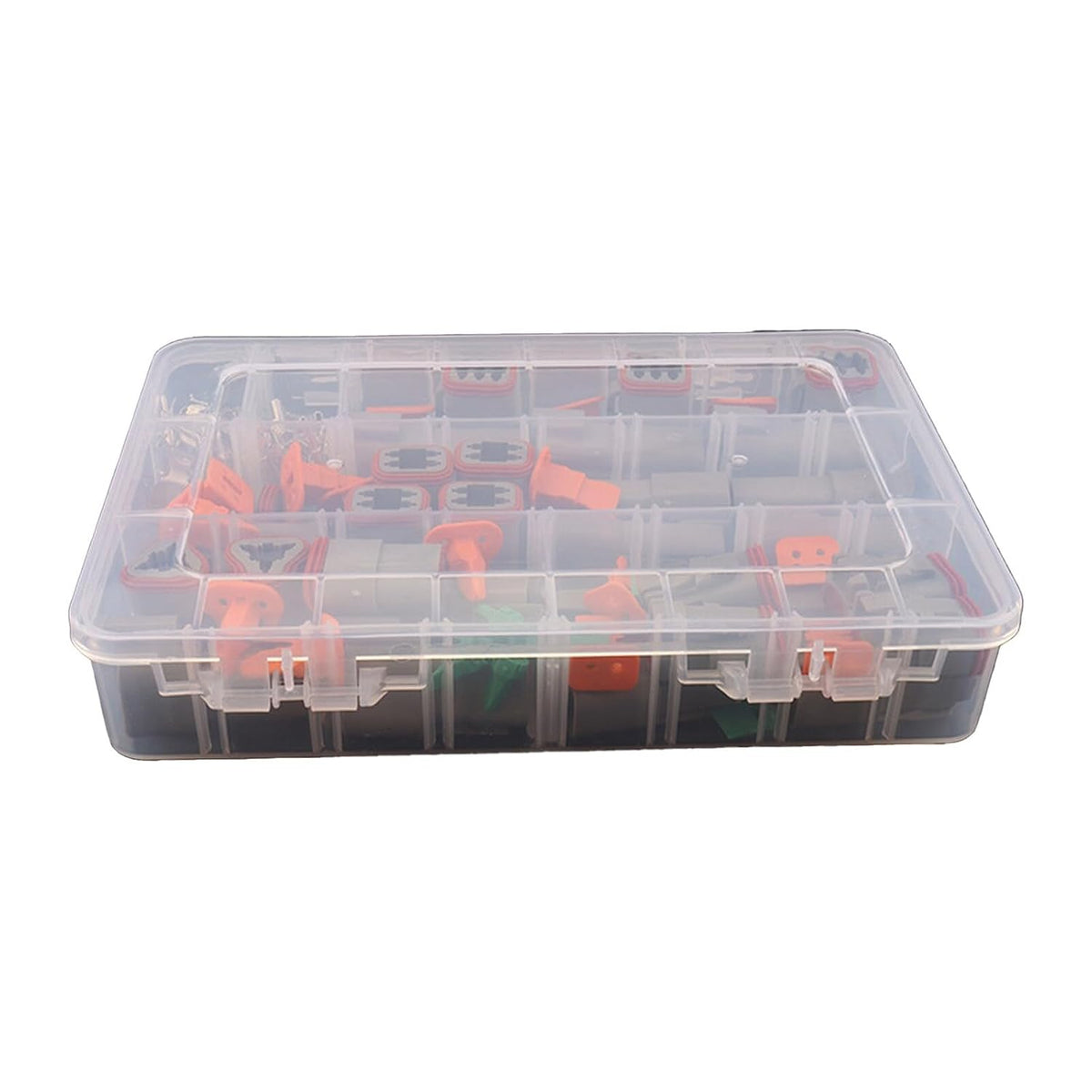 ya 16 10.20 baidi 250-piece Pack of Deutsch DT Series Automotive Waterproof Wire Connector Plug kit DT06-2/3/4/6S-