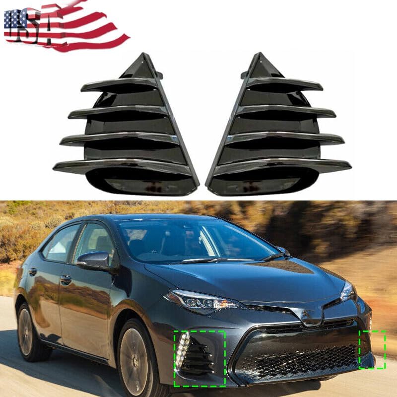 ya 10 9.16 zhengce 2 Pack for Toyota for Corolla SE XSE 2017 2018 2019 Front Bumper Fog Light