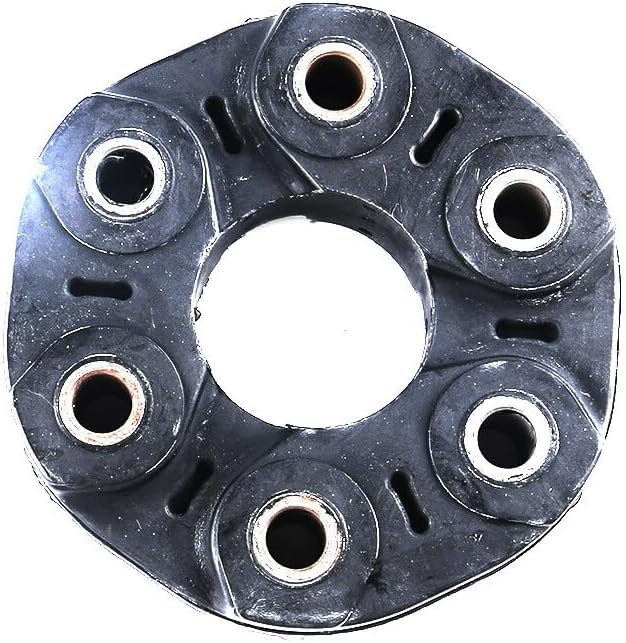 ya 6 8.14 Set of 2 Driveshaft Flex Disc+Center Support Bearing Fit For 525i 528i 530i 535i