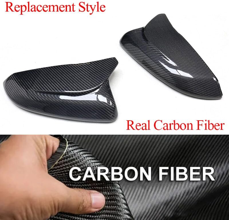 ya 11 9.14 baidifor Honda 10TH Gen for Civic 2016-2021 Replace Real Carbon Fiber Side Mirror Cover w