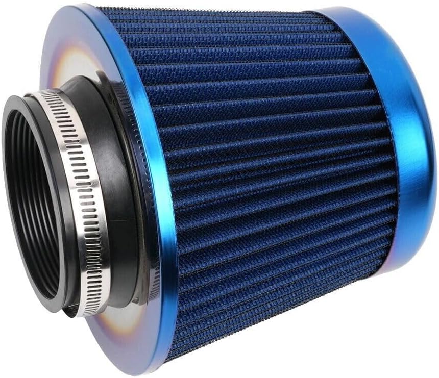 ya 13 9.15 baidi 376mm Inlet Cold Air Intake Cone Replacement Washable Clamp-On Dry Air Filter