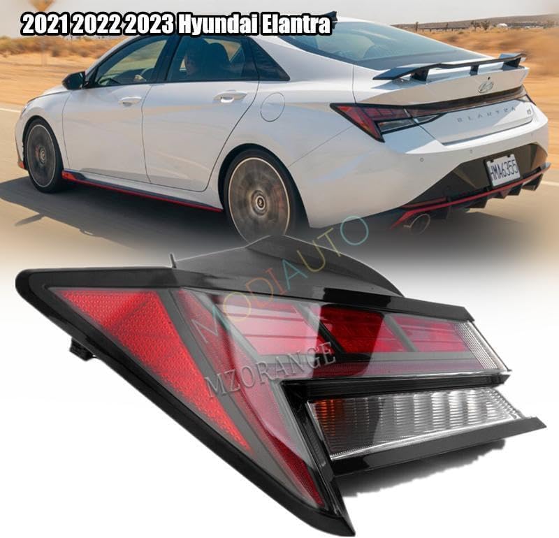 ya 4 8.10 for Hyundai for Elantra 21-2023 LED Tail Light Rear Left Driver Brake Lamp Stoplight