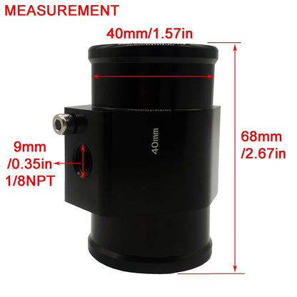 ya 14 9.20 zhengce 40mm Radiator Sensor Adapter for Water Coolant Temp Gauge Adaptor W/Hose Cl-1