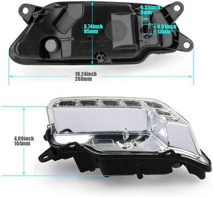 ya 4 8.10 New Left Driver Daytime Running Light for Mercedes W212 E300 E350 E500 2009-2013