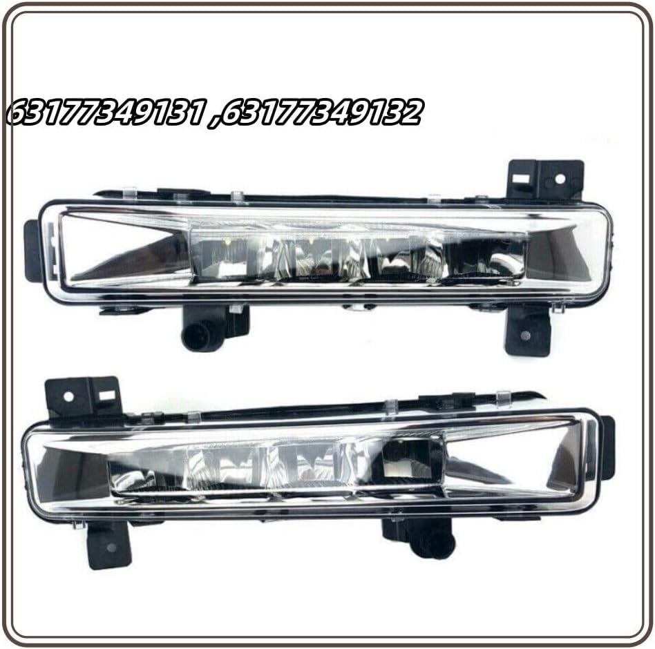 ya 7 8.24 baidi Front Bumper Left Right Fog Lamp Lights DRL Fit For BMW G30 G31 530i 540i 530e