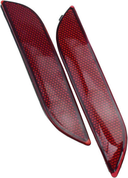ya 4 8.14 One pair of red LED bumper reflectors driver and passenger side for Toyota for Camry 2018-2021