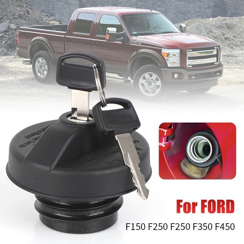 ya 15 10.19 zhengce LOCKING Gas Fuel Tank Cap With Keys MGC791 Fit for Ford F150 F250 F250 F35