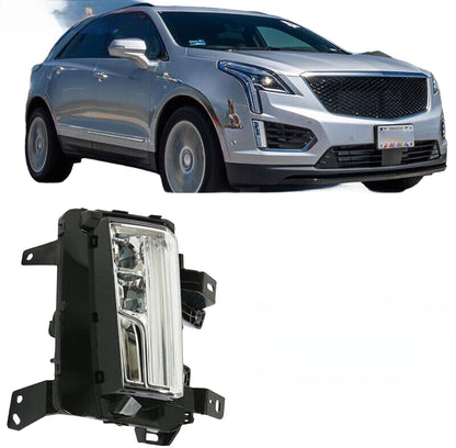 ya 9 10.24 For for Cadillac XT5 2017-2020 Right Front Fog Lamp Driving Light Assembly LED DRL