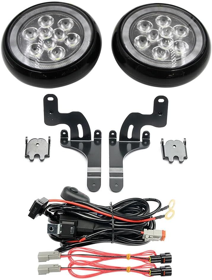 ya 4 8.10 White LED Rally Driving Fog Light Bracket for 2004-2006 for Mini Cooper R50 R52 R53