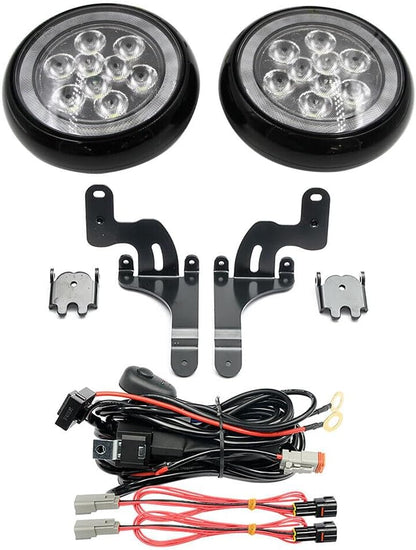 ya 4 8.10 White LED Rally Driving Fog Light Bracket for 2004-2006 for Mini Cooper R50 R52 R53