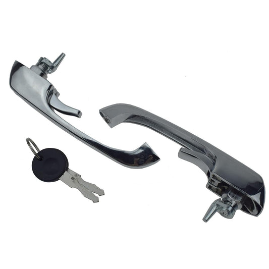 ya 6 8.14 Outer Door Handle Set with 2 Identical Keys Suitable for VW TYPE2 Bus 1969-1979 211 898 205N