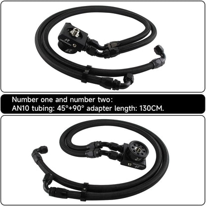 ya 12 10.8 baidi Oil Filter Sandwich Adapter with Hose Kit for Subaru BRZ for Scion FR-S GT86 FT86 BK