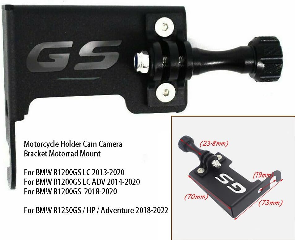 ya 23 10.7 baidi For R1250GS R1200GS LC ADV 2013-2020 Left Front Camera Stand Mount Action Camera
