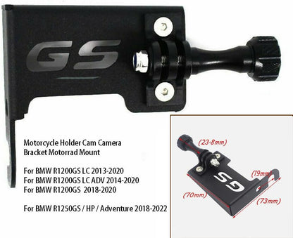 ya 23 10.7 baidi For R1250GS R1200GS LC ADV 2013-2020 Left Front Camera Stand Mount Action Camera