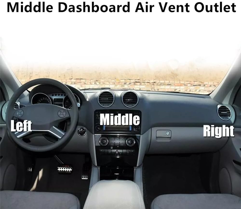 ya 4 8.14 Fit for Benz W164 ML350 GL350 ML63 AMGMiddle Dashboard Air Vent Outlet Panel