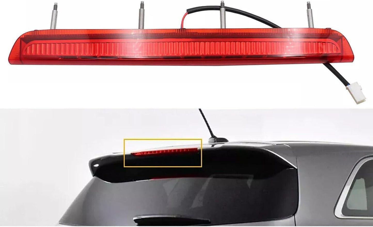 ya 4 8.14 1PC Rear Spoiler Higher Brake Stop Lamp for 2016-2020 for Kia Sorento 92700-C5000