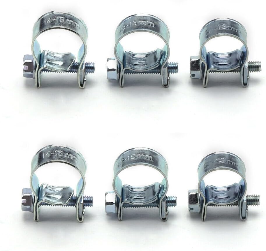 ya 11 9.14 baidiFuel injection hose clamp fuel clamp 30 pieces (1/4 inch, 5/16 inch, 3/8 inch) DUCT clamp hose-