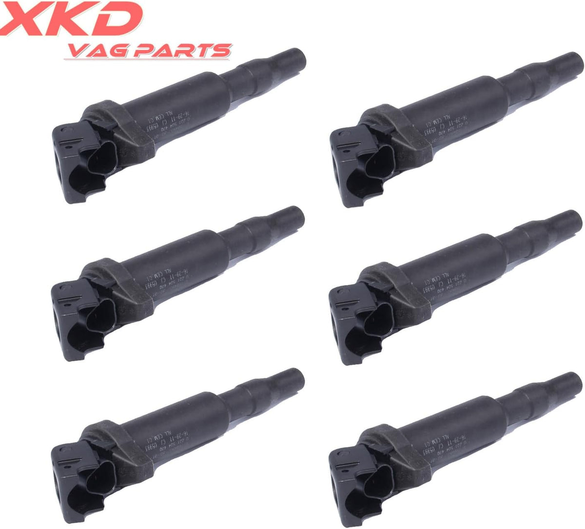 ya 9 10.24 6 pcs new ignition coils for BMW E46 128i 328i 335i 535i 12137594937-