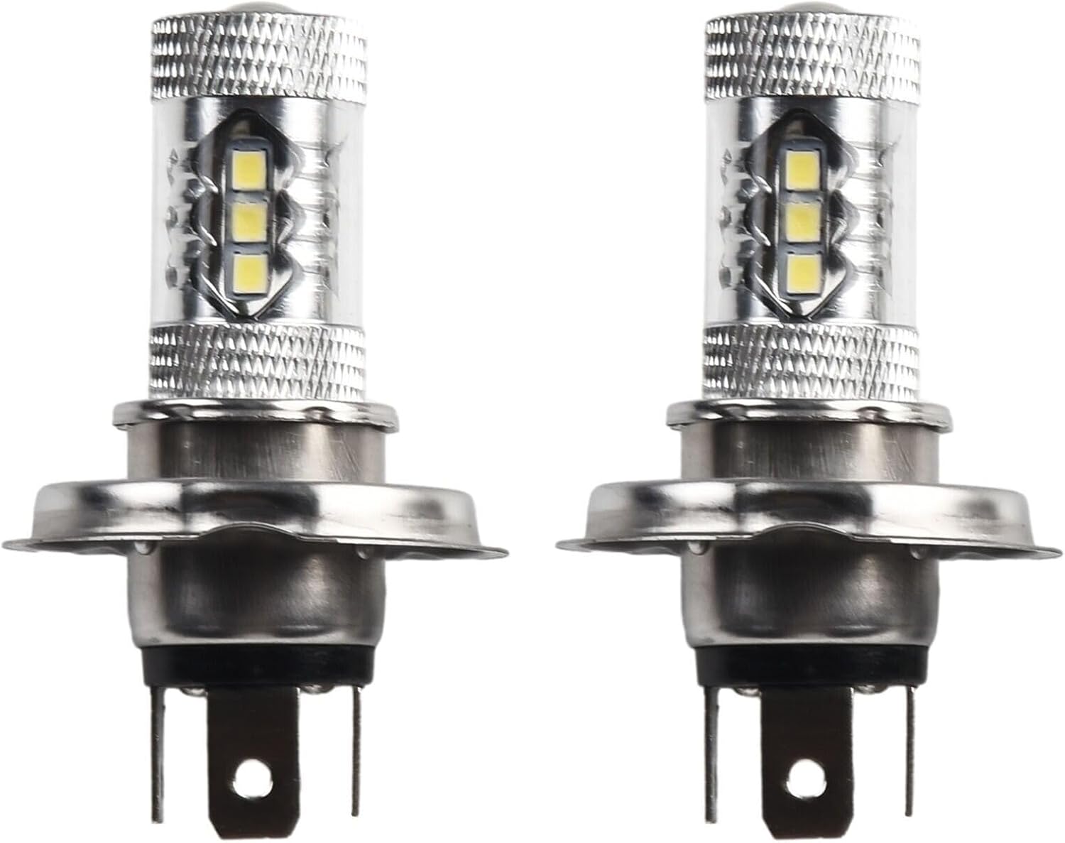 ya 4 8.8 LED Bulb H4 Fog Light 74.5cm 80W 9003 Aluminum HB2 Motorcycle 6000K 