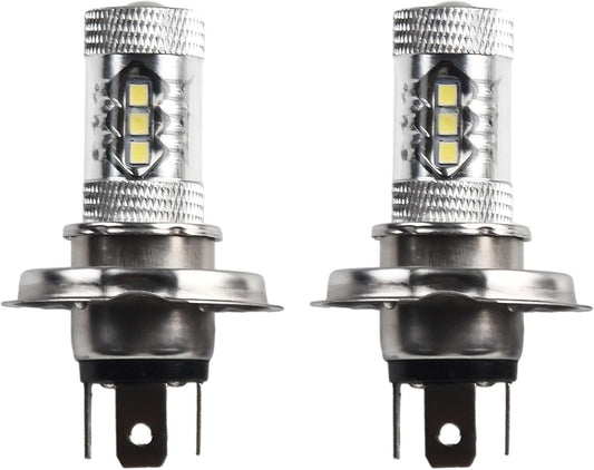 ya 4 8.8 LED Bulb H4 Fog Light 74.5cm 80W 9003 Aluminum HB2 Motorcycle 6000K 