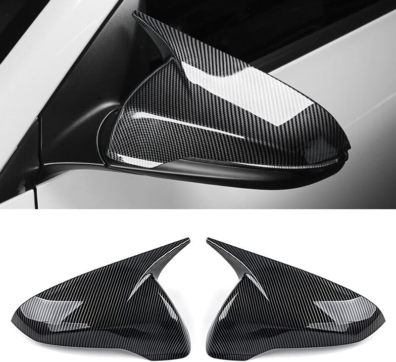 ya 9 10.24 Fits for Hyundai for Veloster 2019-2022 2 Pack Horn Side Mirror Covers