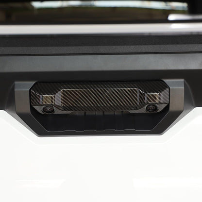 ya 10 9.16 baidi Carbon Fiber ABS Tailgate Handle Decorative Cover Suitable for Toyota Tundr@ 2022-23-