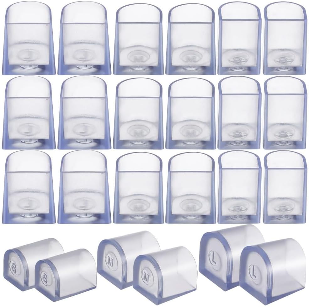 ya 5 8.10 12 Pairs Heel Caps Protector Wo for MAN Replacement Shoe Tip Protective Cover Tips