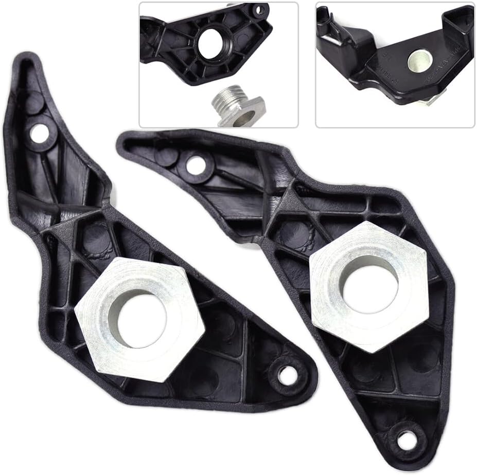 ya 4 8.10 Suitable for BMW 5 Series E60 E61 2 pairs of headlight repair bracket clips black 525i 545i