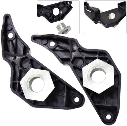 ya 4 8.10 Suitable for BMW 5 Series E60 E61 2 pairs of headlight repair bracket clips black 525i 545i