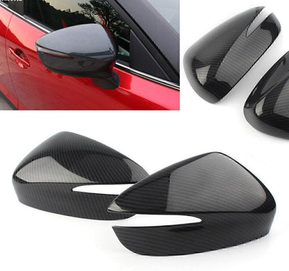 ya 11 9.14 baidiCar Rearview Mirror Cover Trim for Mazda CX-5 for Mazda & CX-4 / CX-3 2015 2016