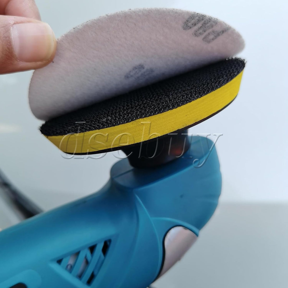 ya 26 10.21 baidi 5 Pieces 9-Inch Mesh Abrasive Sanding Discs Hook and Loop Sandpaper 180 Grit