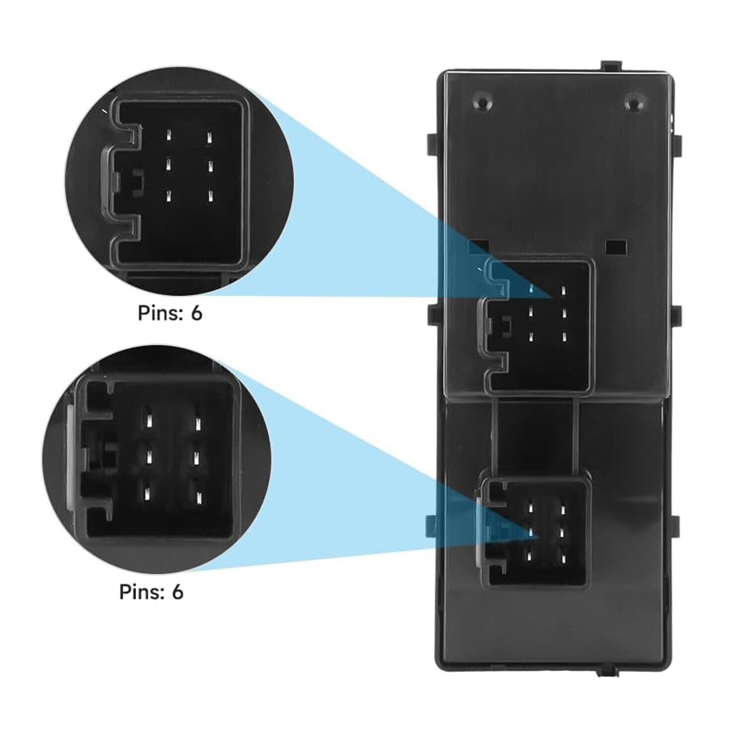 ya 8 8.24 baidi Front Left Power Window Control Switch 2L3Z14529BAA for Ford F150 2002 2003