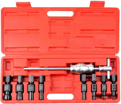 ya 23 10.7 baidi 9X 8-32mm Blind Hole Inner Bearing Puller Set Remover Slide Hammer Internal Tool